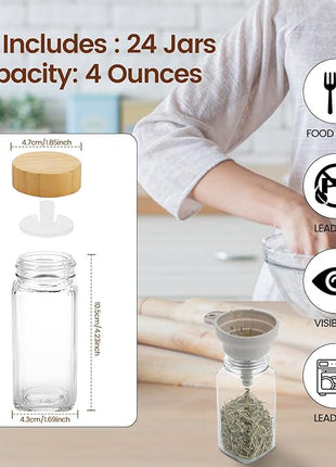 Spice Jar Set (24 Pcs)