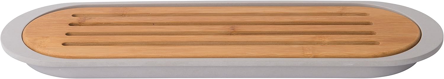 BergHoff Leo Bamboo Baguette cutting board with crumb tray