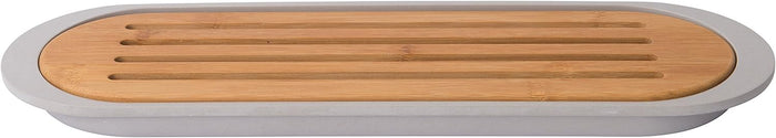 BergHoff Leo Bamboo Baguette cutting board with crumb tray