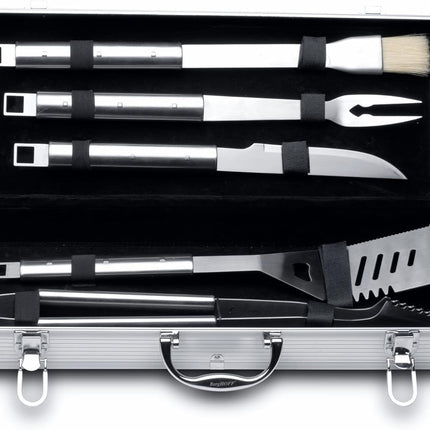 BergHoff Essentials 6pc BBQ set alu case Cubo