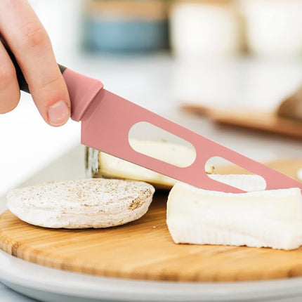 BergHoff Leo 5" Stainless Steel Cheese Knife, Pink