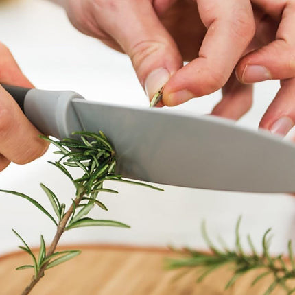 BergHoff Leo Small Chef's Knife Grey with Herb Stripper 14 cm