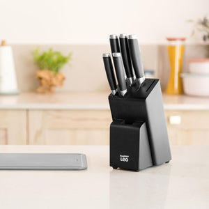 BergHoff Leo 6pc Knife Block set Graphite