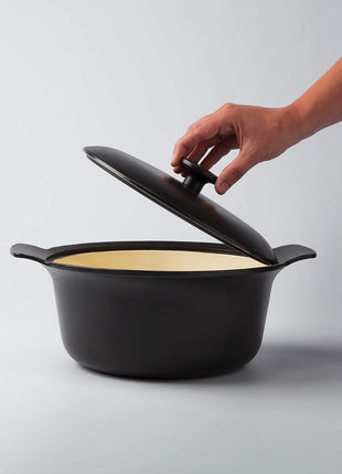 BergHoff Ron Covered stockpot cast iron black 24 cm