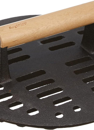 BergHoff Ron Cast Iron Slotted Steak Press 23cm