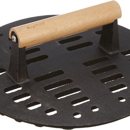 BergHoff Ron Cast Iron Slotted Steak Press 23cm