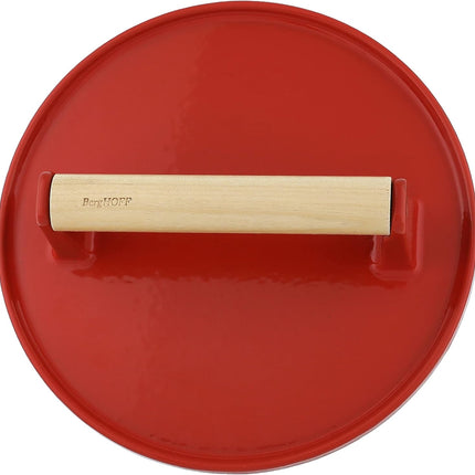 BergHoff Ron Cast Iron Steak Press Red 23cm