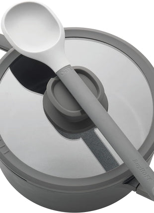 BergHoff Leo Covered Stockpot Stone 24x11cm