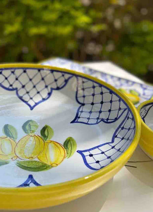 Khan Elsaada Sorrento Round Pasta Platter