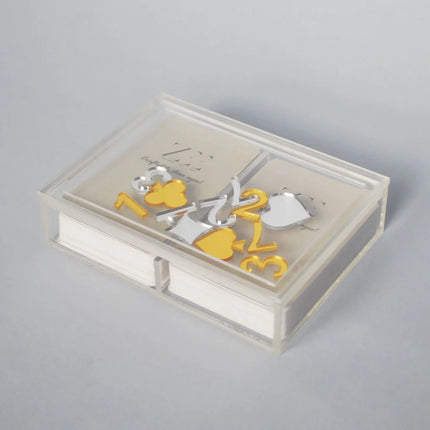 Zee Designs Plexiglass Playing Cards Box