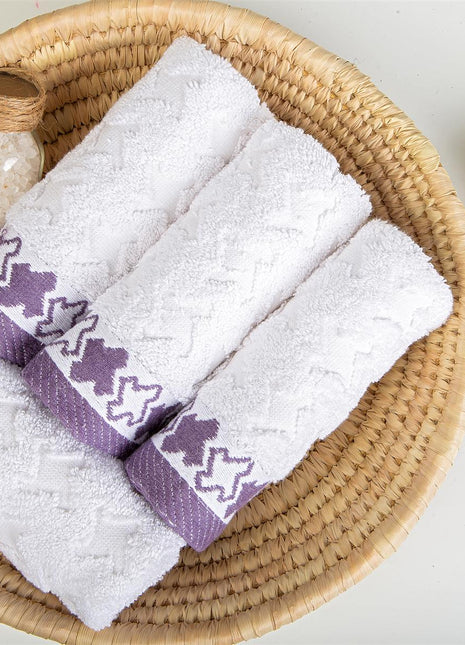 J Linens Ramadan Stars Mini-Set Lavender