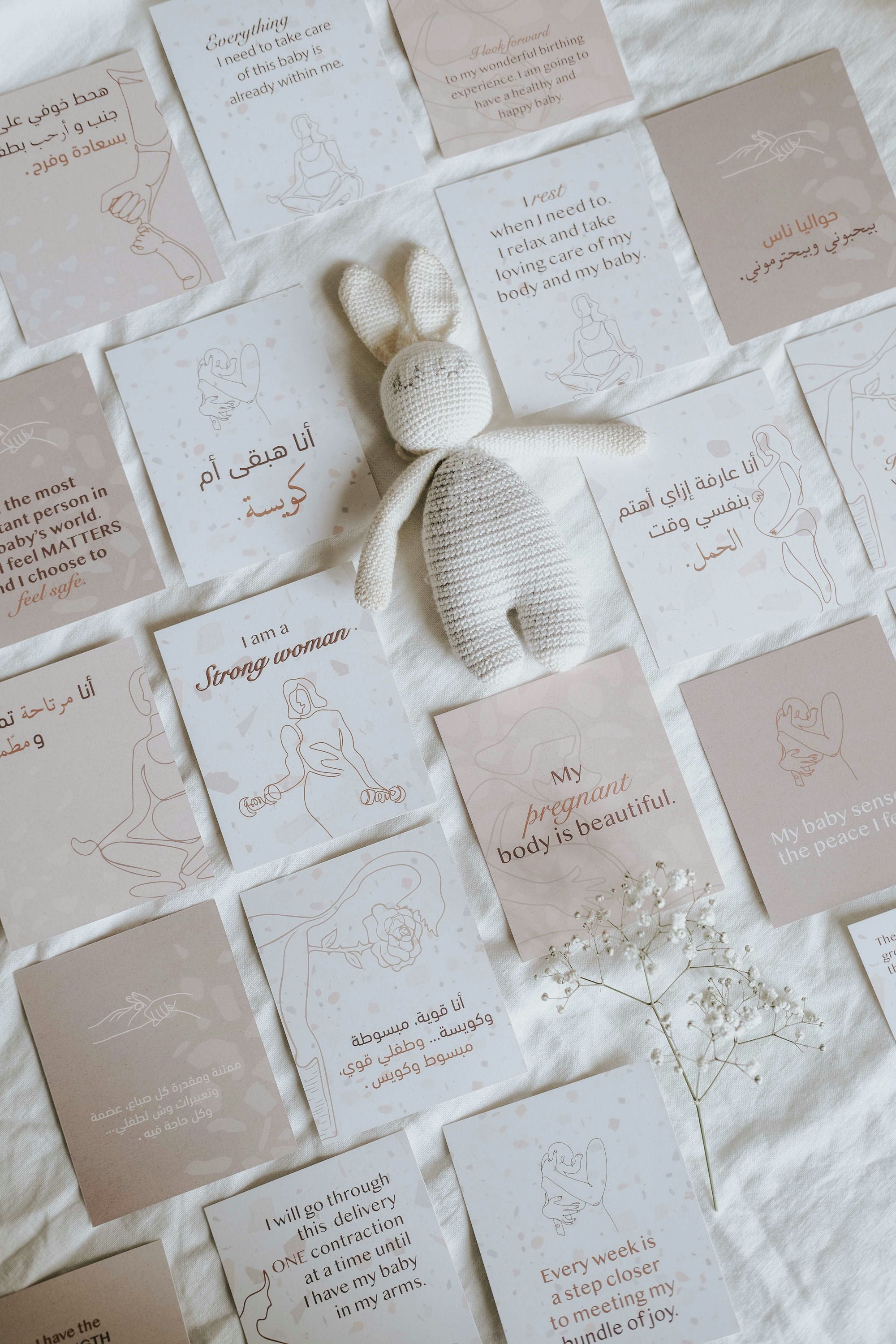 The Words Co Pregnancy - Affirmation Cards Box