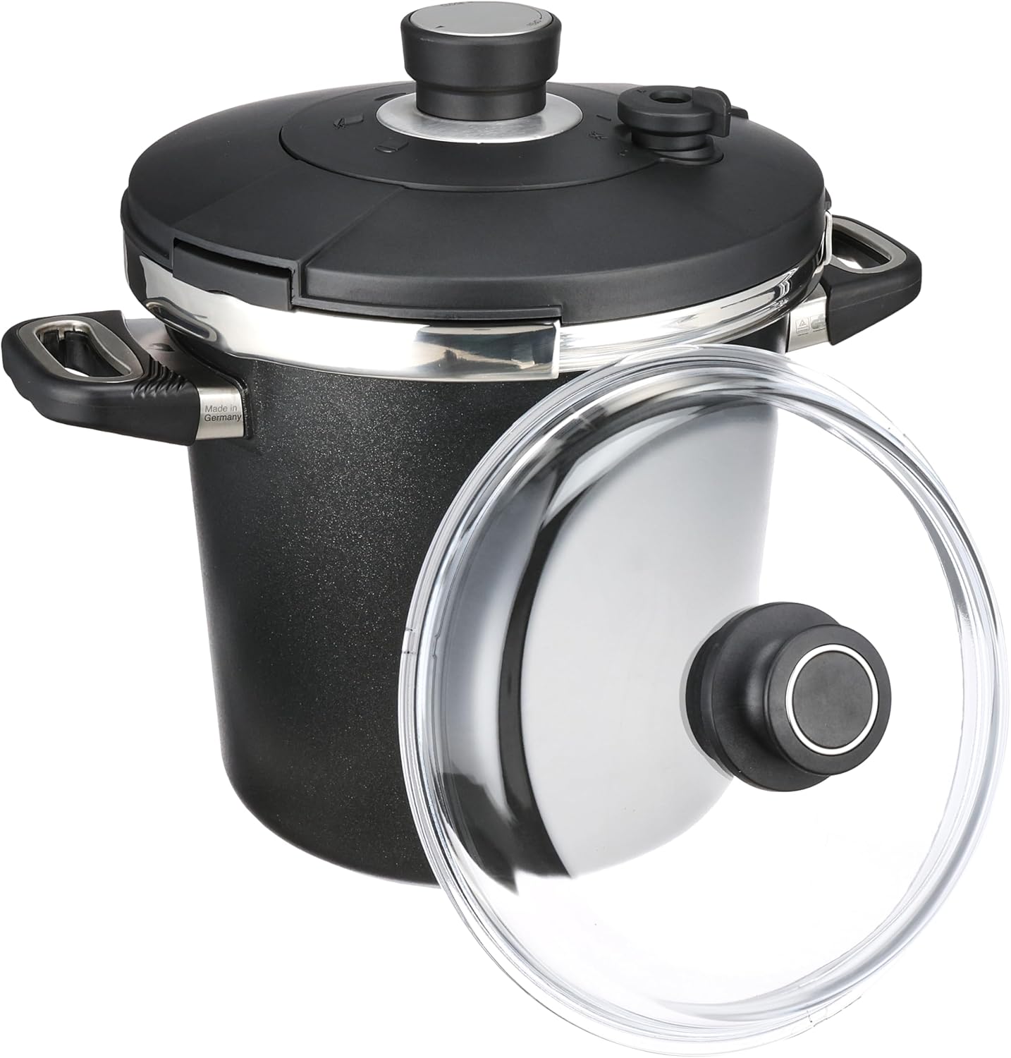 First Titanium Pressure Cooker Set, 6.5 Liter, 24 cm