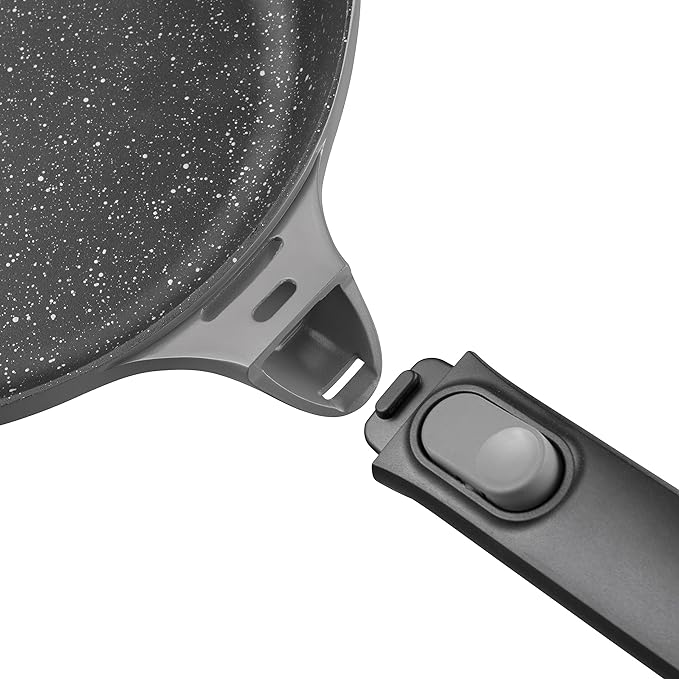 BergHoff Gem Frying Pan with Detachable Handle Grey 20 cm