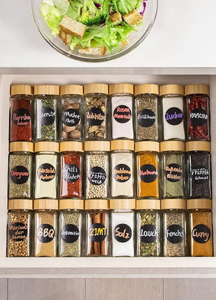 Spice Jar Set (24 Pcs)