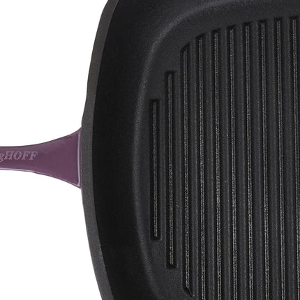 BergHoff Ron 29cmx29cm Cast Iron Grill Pan Purple