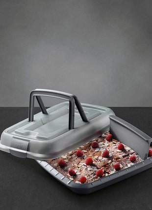BergHoff Leo Covered Cake Pan with Slicer