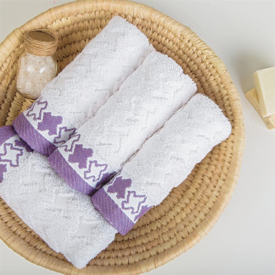 J Linens Lavender Stars Mini-set