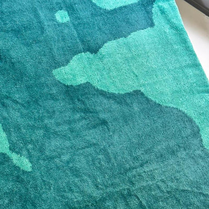 Sea horse beach towel