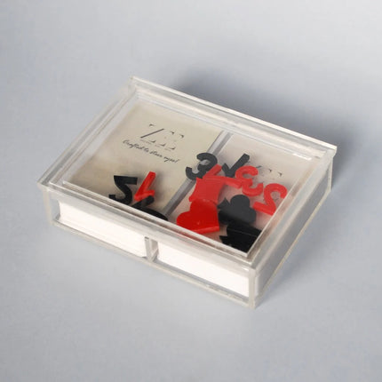 Zee Designs Plexiglass Playing Cards Box