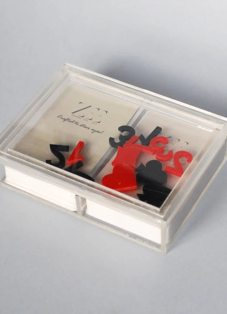 Zee Designs Plexiglass Playing Cards Box
