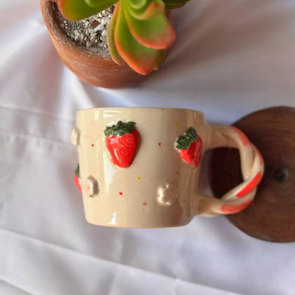 Piece of Sara Strawberry Fleurie Mug