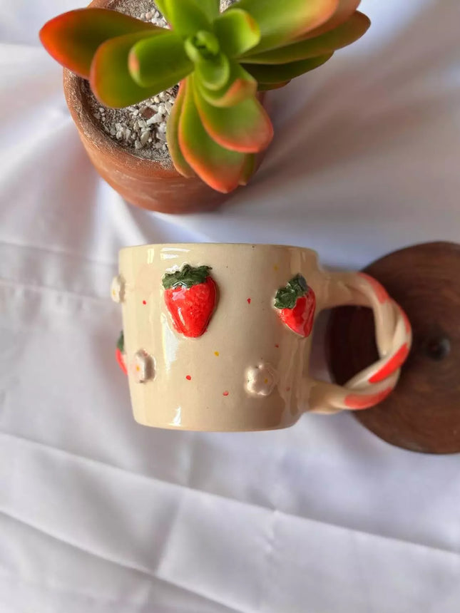 Piece of Sara Strawberry Fleurie Mug