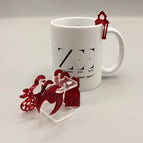 Red / Cup Hanging Ornaments