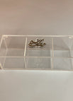 3-Compartment Box 26*10*8 cm / Silver