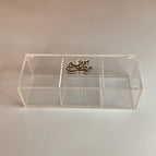 3-Compartment Box 26*10*8 cm / Silver