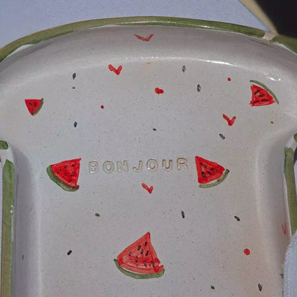 Piece of Sara Rob3 Batykha Sefy Toast Plate