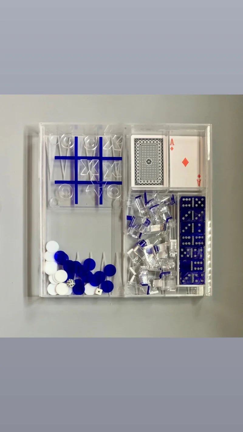 Zee Designs Plexiglass 5-in-1 Game Box