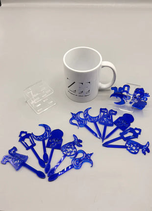 Zee Designs Plexi Glass Ramadan Decorative Adornments