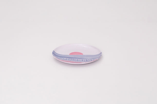Bright Designs Melamine Small Plate Set of 6 (D 18cm) Wave (Summer Collection)