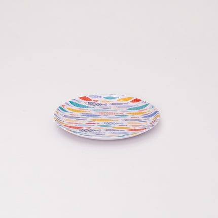 Bright Designs Melamine Small Plate Set of 6 (D 18cm)Fish'n'fish (Summer Collection)
