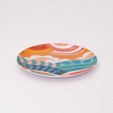 Bright Designs Melamine Dinner Plate Set of 6 (D 22cm) AI