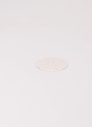 Bright Designs Melamine Coaster Set of 10 (D 10cm) Creamy with Brown