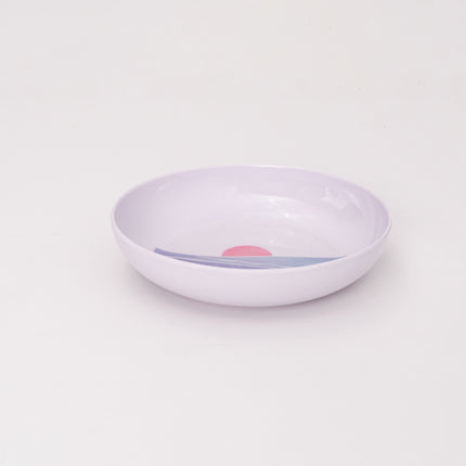 Bright Designs Melamine Deep Dish Set of 6 (D 22cm H 5cm) Wave (Summer Collection)