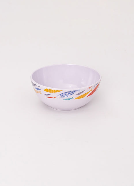 Bright Designs Melamine Bowl Set of 6 (D 14cm H 6cm) Fish'n'fish (Summer Collection)