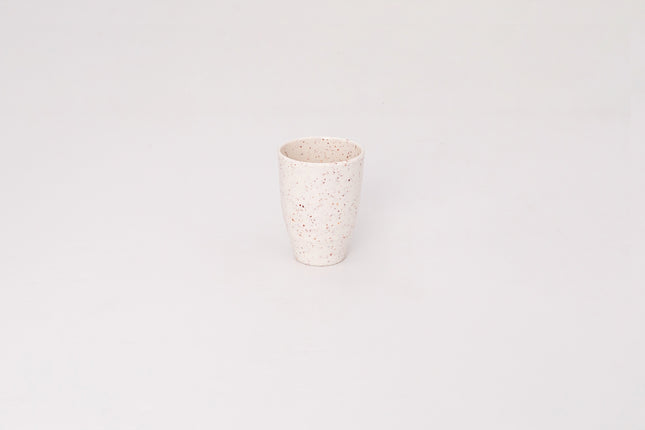 Bright Designs Melamine Cup Set of 6 (D 7cm H 10cm) Creamy with Brown (Summer Collection)