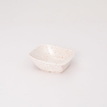Bright Designs Melamine Bowl Set of 6 (L 14cm H 5cm) Creamy with Brown (Summer Collection)