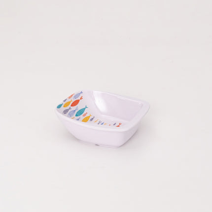 Bright Designs Melamine Bowl  Set of 6 (L 14cm H 5cm) Fish'n'fish (Summer Collection)