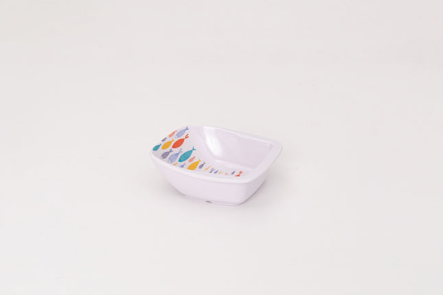 Bright Designs Melamine Bowl  Set of 6 (L 14cm H 5cm) Fish'n'fish (Summer Collection)
