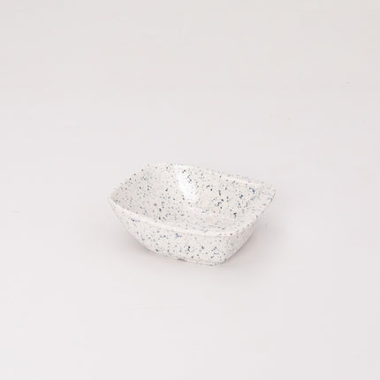 Bright Designs Melamine Bowl Set of 6 (L 14cm H 5cm) Creamy with Black (Summer Collection)