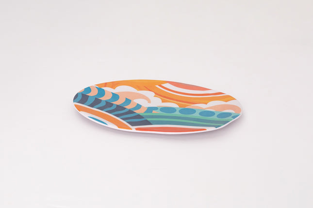 Bright Designs Melamine Matt Dinner Plate Set of 6 (30 cm ) AI (Summer Collection)