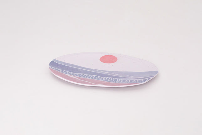 Bright Designs Melamine Matt Dinner Plate Set of 6 (30 cm) Wave (Summer Collection)