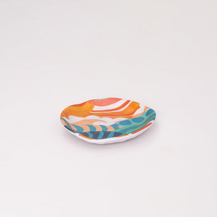 Bright Designs Melamine Matt Side Plate Set of 6 (16 cm) AI (Summer Collection)
