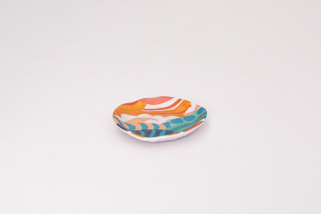 Bright Designs Melamine Matt Side Plate Set of 6 (16 cm) AI (Summer Collection)