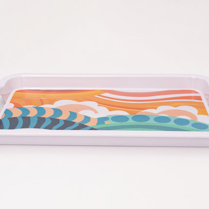 Bright Designs Melamine Rectangle Tray Set of 1 (L 55cm W 35cm) AI (Summer Collection)