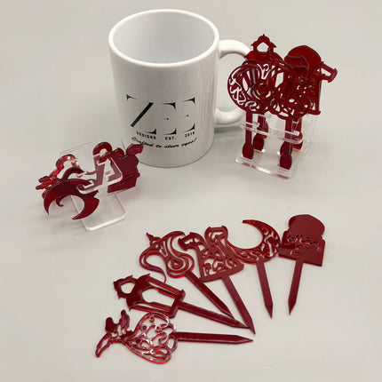 Zee Designs Plexi Glass Ramadan Decorative Adornments